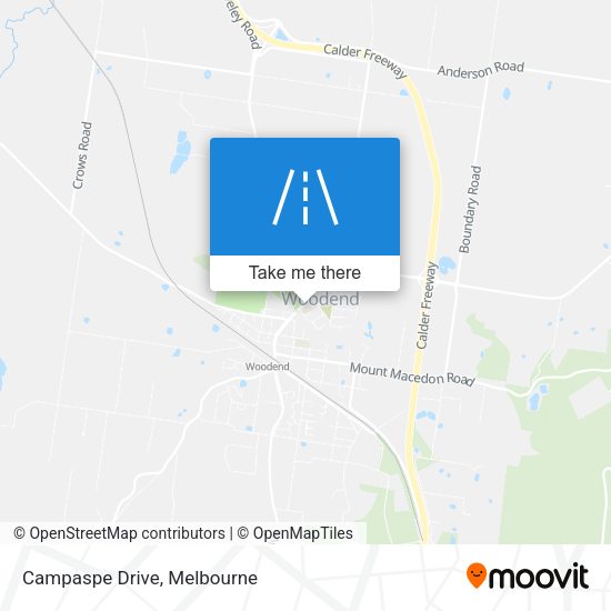 Campaspe Drive map
