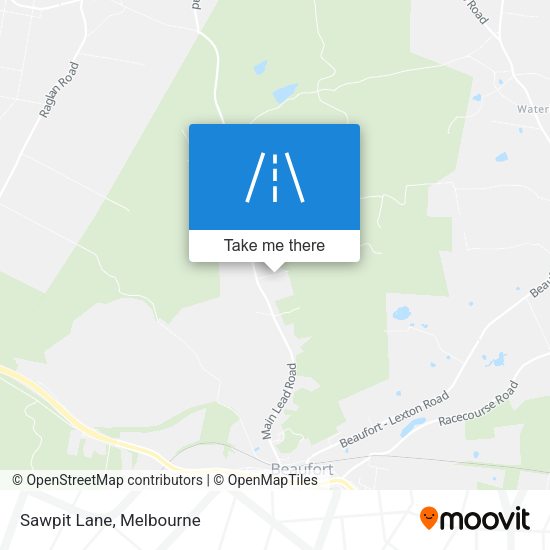 Sawpit Lane map