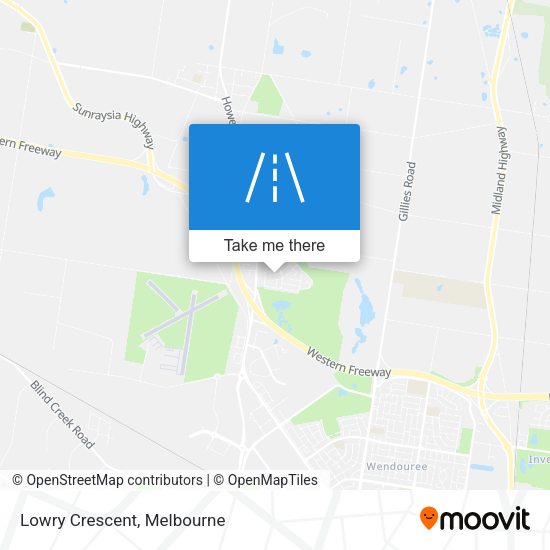 Lowry Crescent map