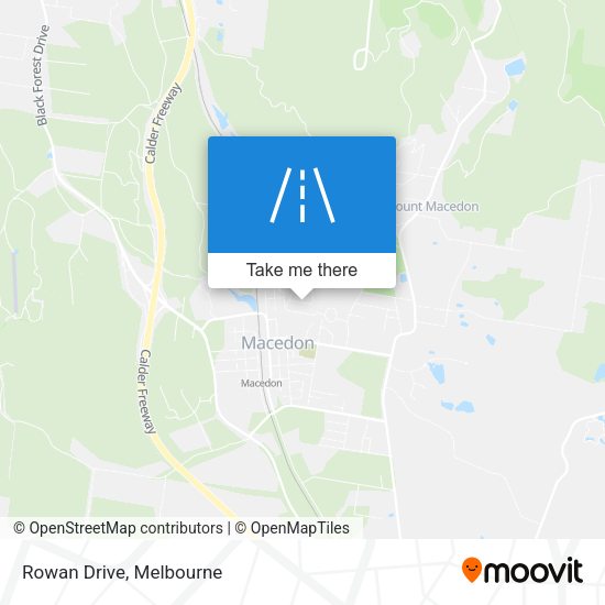 Rowan Drive map