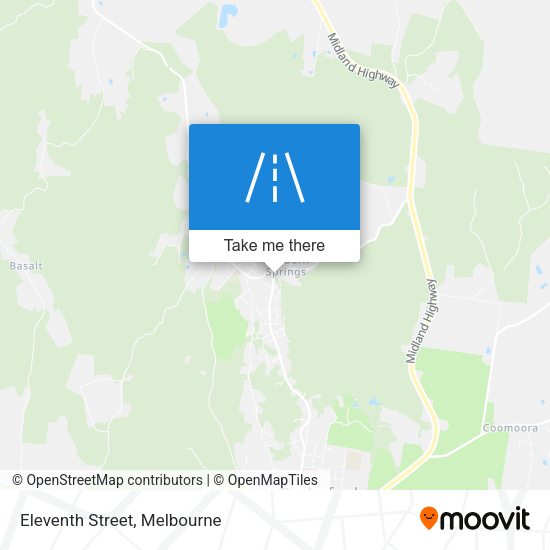 Eleventh Street map