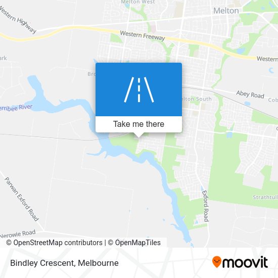 Bindley Crescent map