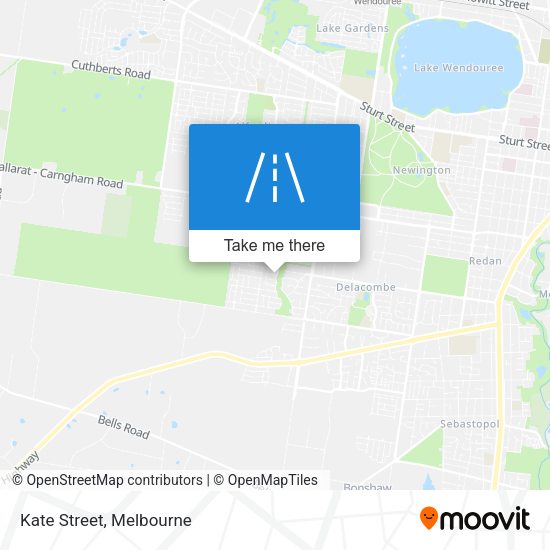 Kate Street map