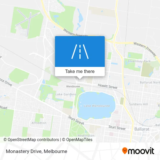 Mapa Monastery Drive