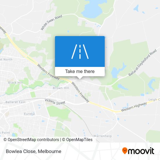 Bowlea Close map