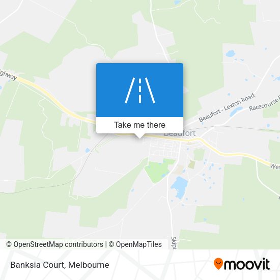 Banksia Court map
