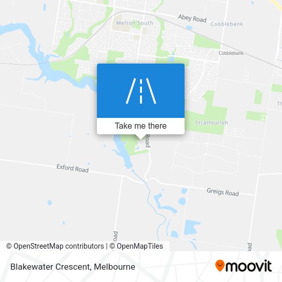 Blakewater Crescent map