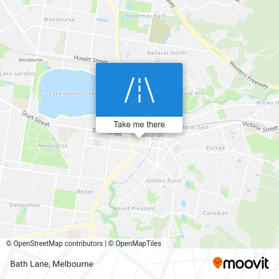 Bath Lane map
