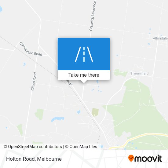 Holton Road map