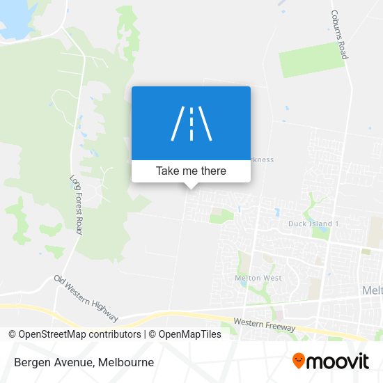 Bergen Avenue map