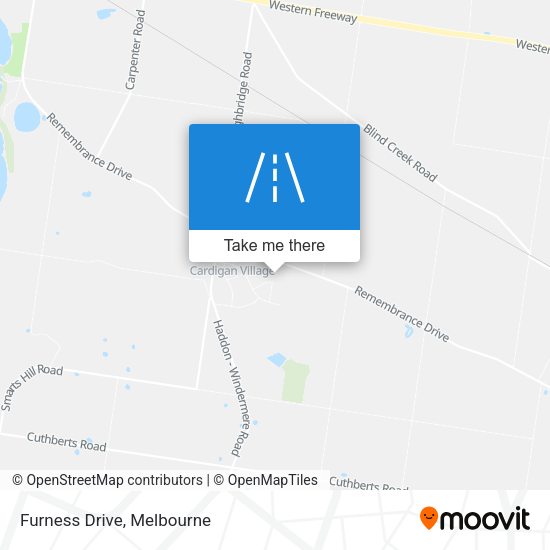 Furness Drive map