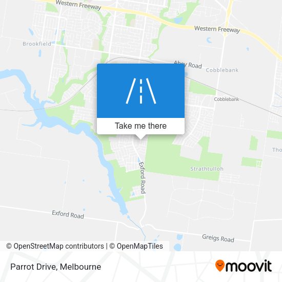 Parrot Drive map