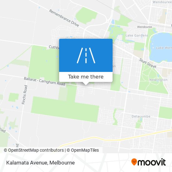 Kalamata Avenue map