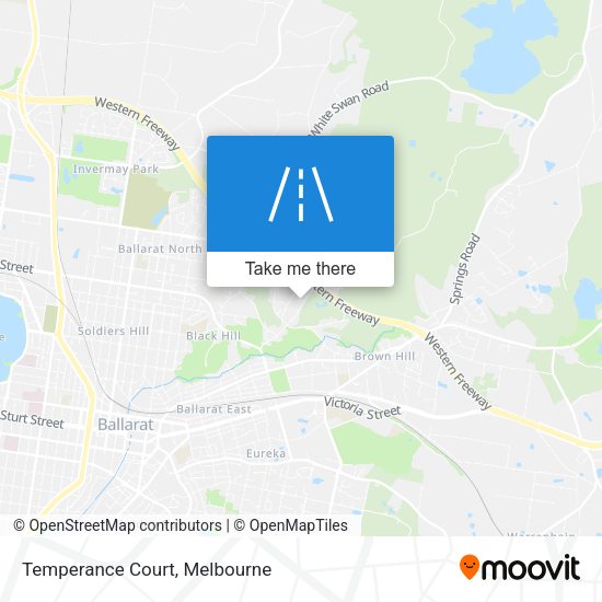 Temperance Court map