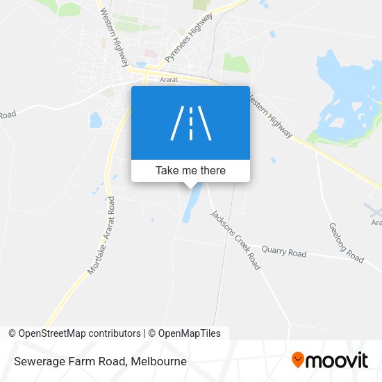 Sewerage Farm Road map