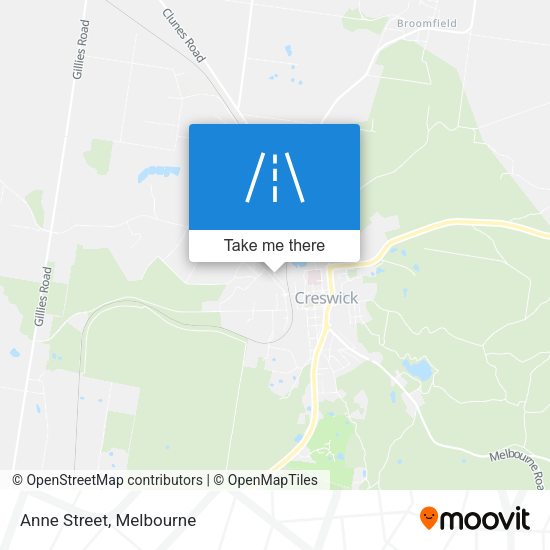 Anne Street map