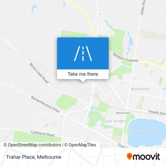 Trahar Place map