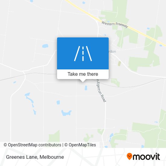 Greenes Lane map