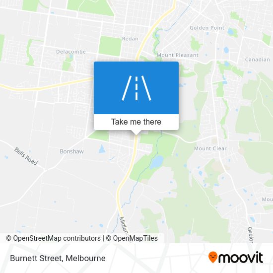 Burnett Street map