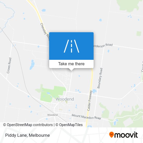 Piddy Lane map