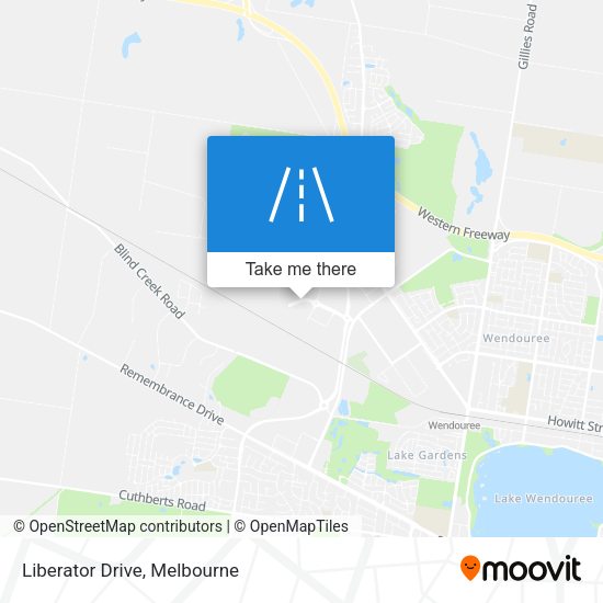 Liberator Drive map