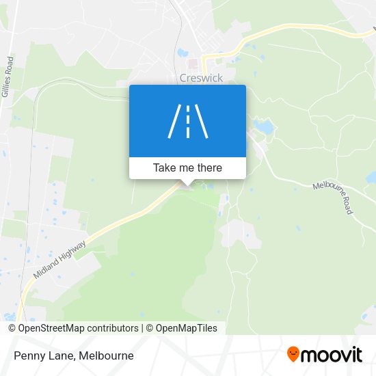 Penny Lane map