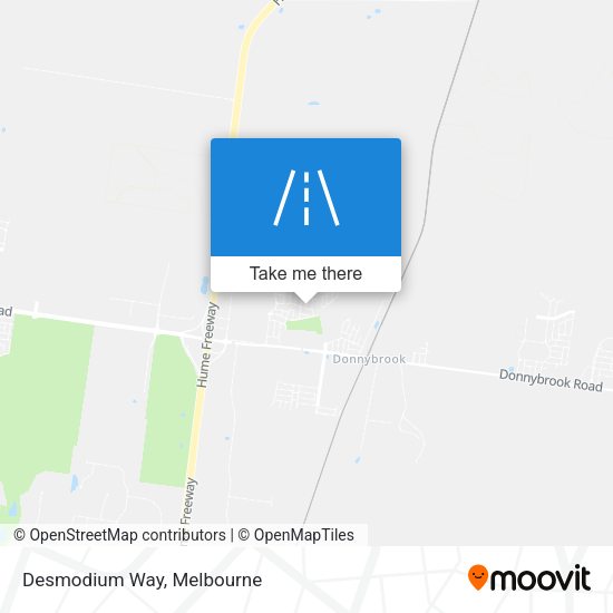 Desmodium Way map