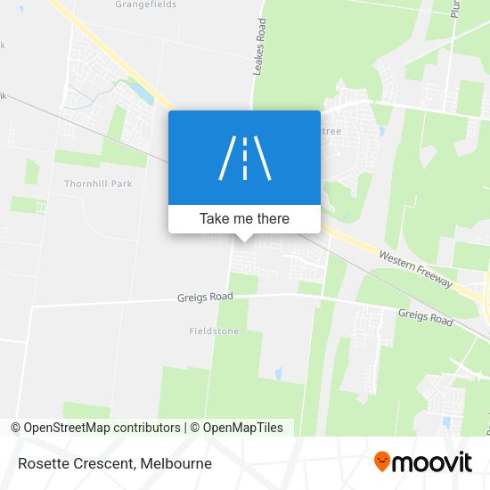 Rosette Crescent map