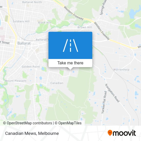Canadian Mews map