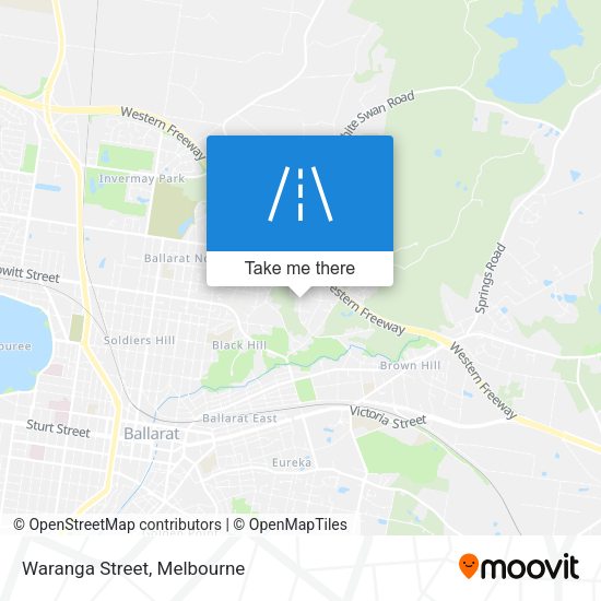 Waranga Street map