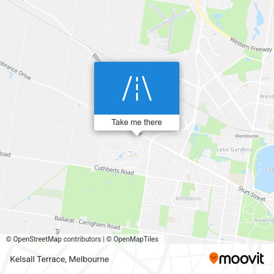 Kelsall Terrace map