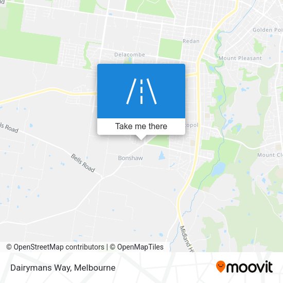 Dairymans Way map