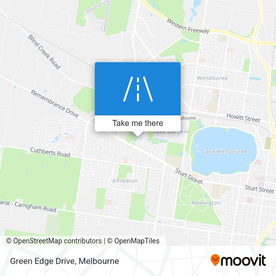 Green Edge Drive map