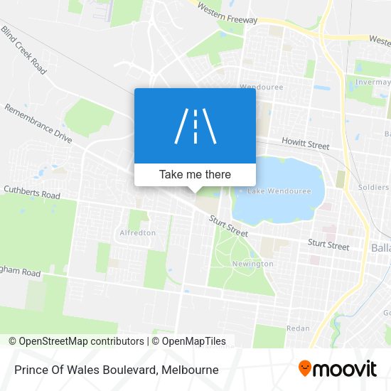 Prince Of Wales Boulevard map