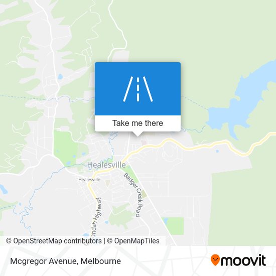 Mcgregor Avenue map