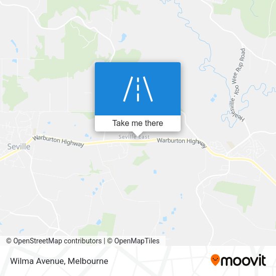 Wilma Avenue map