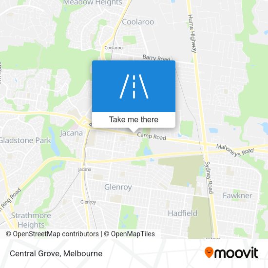 Central Grove map