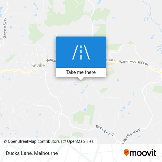Ducks Lane map