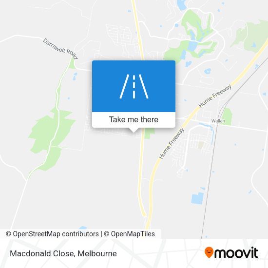 Macdonald Close map
