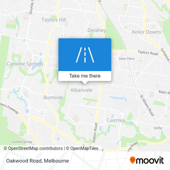 Oakwood Road map