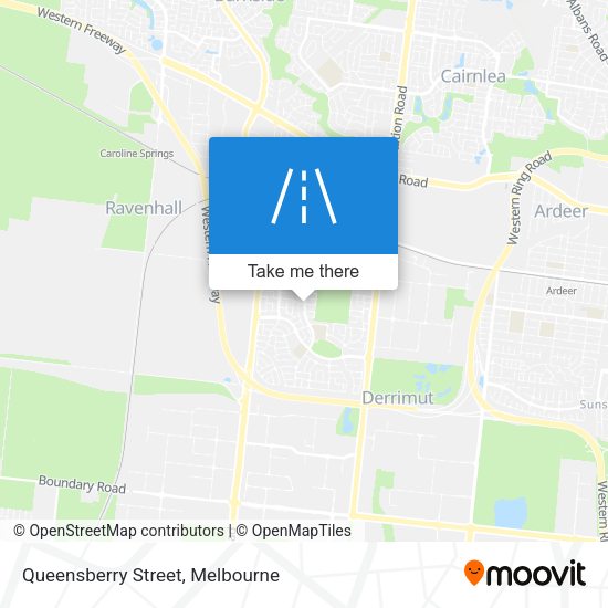 Queensberry Street map