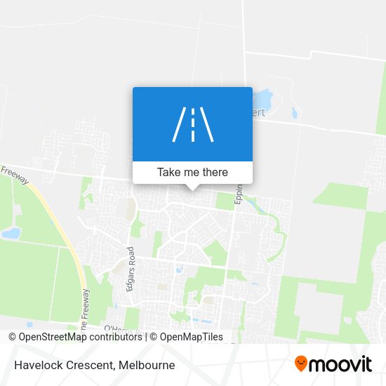 Havelock Crescent map
