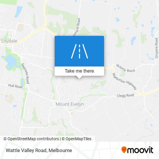 Wattle Valley Road map