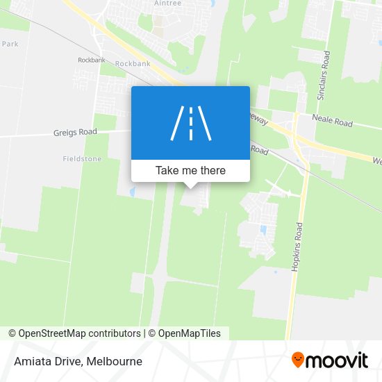 Amiata Drive map