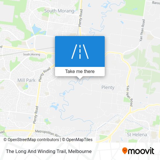 The Long And Winding Trail map