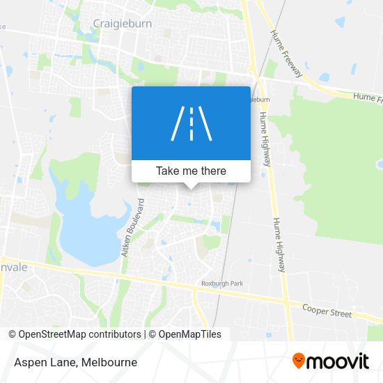 Aspen Lane map