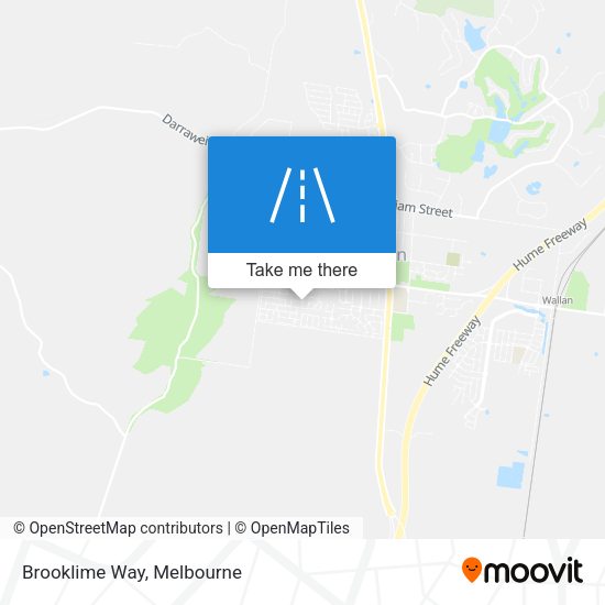 Brooklime Way map