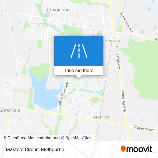 Masters Circuit map