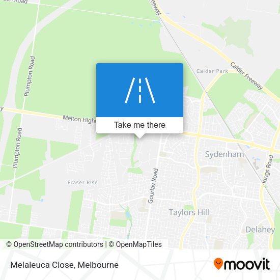Melaleuca Close map