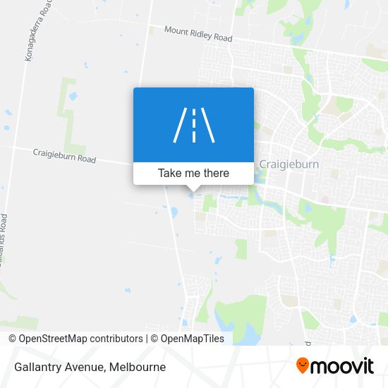 Gallantry Avenue map